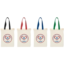 aerial view a group of nebraska 5oz cotton canvas grocery tote, image 1 of 2