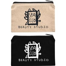 a group of 8 oz. cotton travel pouch