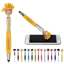 aerial view a group of moptoppers multicultural screen cleaner with stylus pen, image 1 of 3