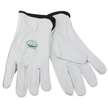 aerial view a gray cow grain drivers glove, image 1 of 2