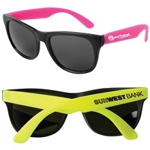 a group of uv400 neon sunglasses