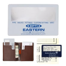 a group of business card magnifier