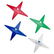 a group of star shaped abs plastic magnet