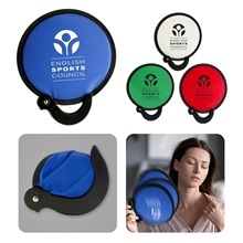 a group of portable nylon handle folding fan