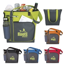 a group of 600d polyester market cooler tote