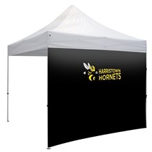 a black 10 tent full wall (full - color imprint)