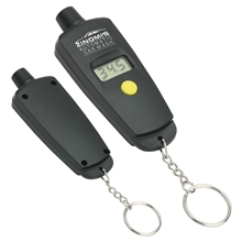 aerial view a black full service digital tire gauge, image 1 of 2