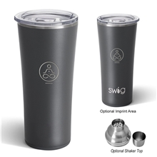 22 oz Swig Life(TM) Gray Stainless Steel Tumbler