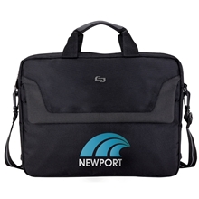 aerial view a black solo new york flatiron 16 slim brief, image 1 of 4