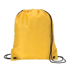 aerial view a athletic gold drawstring sport pack, image 1 of 2