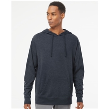 a group of independent trading co. - lightweight hooded pullover t - shirt