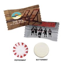 a group of individually wrapped mints