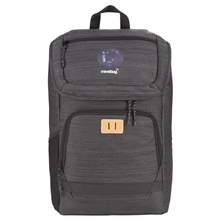 aerial view a charcoal nbn mayfair 15 computer backpack, image 1 of 5