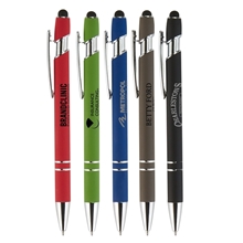 aerial view a group of granada velvet - touch aluminum stylus pen, image 1 of 2