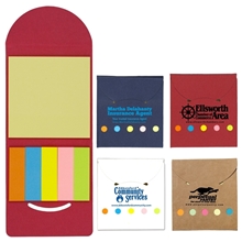 a group of rocklin sticky notes and flags booklet