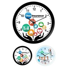 a group of 10 inch customizable wall clock