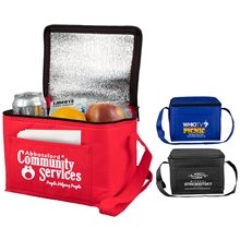 a group of 8 w x 6 d x 6 h - cool - it non - woven insulated cooler bag