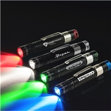 a group of maglite solitaire led spectrum compact and powerful flashlight