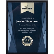 a group of sublimated plaques 9 x 12, vertical