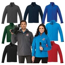 aerial view a group of mens maxson softshell jacket, image 1 of 2