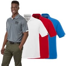 aerial view a group of mens kiso short sleeve performance polo, image 1 of 4