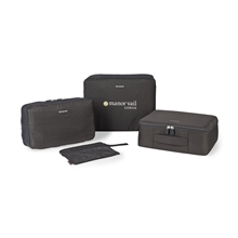 aerial view a graphite samsonite foldable packing cubes 4in1, image 1 of 3