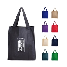aerial view a group of north park - non - woven shopping tote bag, image 1 of 2