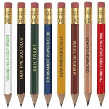 a group of golf pencil (hex with eraser)