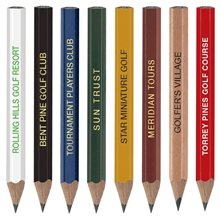 a group of golf pencil - hexagon