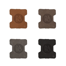 a group of gilder leather earbud wrap