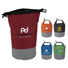 aerial view a group of brighton 5l waterproof two - tone dry bag, image 1 of 2