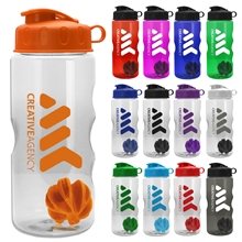 a group of mini mountain 22 oz tritan(tm) shaker bottle with flip lid