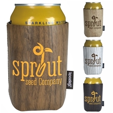 a group of koozie(r) woody can cooler