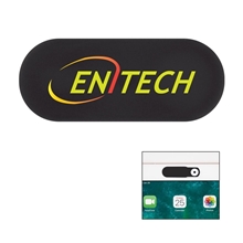 aerial view a black mini security webcam cover, image 1 of 2