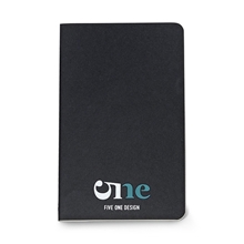 aerial view a black moleskine(r) cahier ruled large notebook - black, image 1 of 5