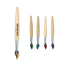 aerial view a group of paint brush ball pen, image 1 of 2