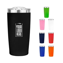 a group of double wall stainless steel wolverine 20 oz tumbler powder coated