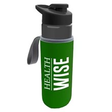24 oz Bottle With Insulator Caddy - Made with Tritan