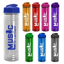 24 oz Slim Fit Water Bottle With Flip Lid