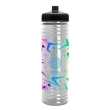 24 oz Slim Fit Water Bottle With Push - Pull Lid - Digital