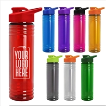 24 oz Slim Fit Water Bottles With Drink - Thru Lid