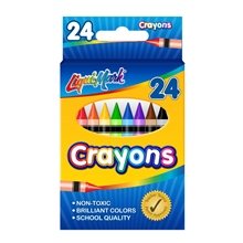 24 Pack Crayons w / Sharpener Case of 96 Sets
