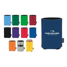 a group of custom promotional deluxe collapsible koozie cup holder