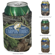 aerial view a group of koozie(r) mossy oak(r) britepix(r) can cooler, image 1 of 2