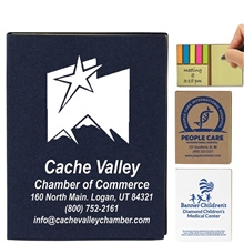 a group of loomis small eco inspired cover sticky notes flags