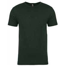 aerial view a black forest next level apparel unisex triblend t - shirt - colors, image 1 of 5