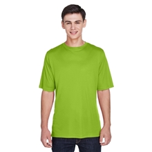 aerial view a acid green team 365 mens zone performance t - shirt - all, image 1 of 6