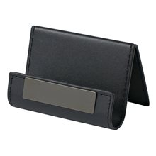 aerial view a black execu - buddy card and media stand, image 1 of 6