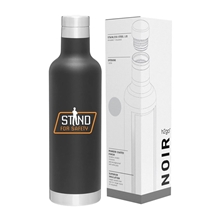 25 oz H2go Noir - Powder Stainless Steel Bottle - Matte Black