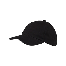a black big accessories - youth classic brushed twill cap